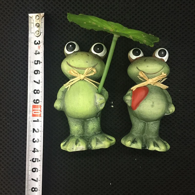 2 шт./набор, 3D Смола, пара лягушек, ремесло, фигурка для дома, офиса, Декор, свадебные подарки, сад, двор, лягушка, модель, украшение, аксессуары