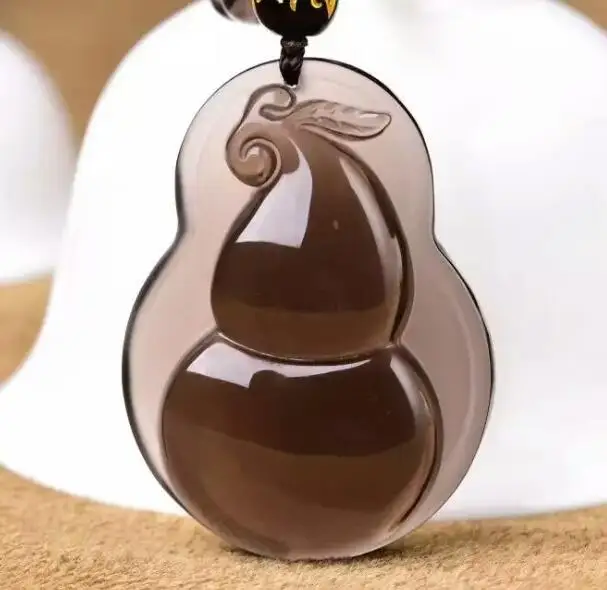 

Очаровательный натуральный Золотой лед Обсидиан Резной китайский винтажный кулон благословение удача кулон + бусины ожерелье милый подаро...