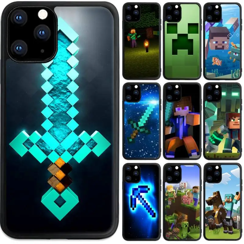 

Hot Game My World Phone Case For Iphone 5 SE 2020 6 6s 7 8 plus X Xr XS 11 12 13 Mini Pro Max PC Fundas Cover