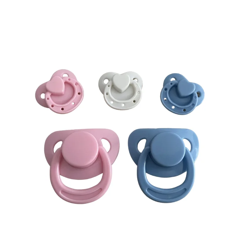 Chupetes magn&eacute;ticos Reborn Baby Doll, cadena para pezones, se adapta a 12 pulgadas, 20 pulgadas, 9 pulgadas, 10 unids/lote, 20 Uds.-0