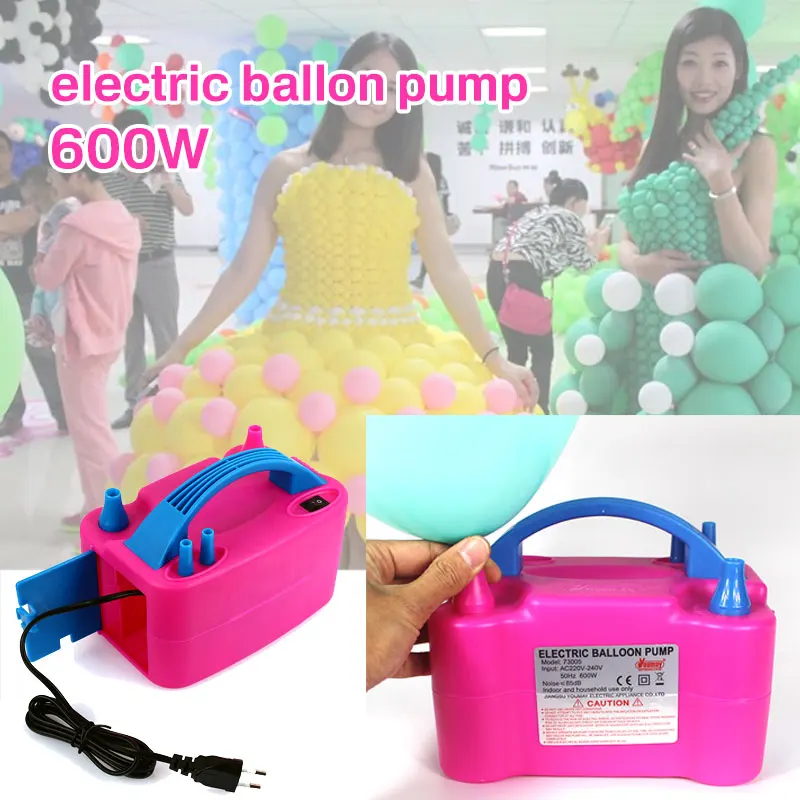 Портативный Электрический насос для накачивания воздушных шаров с вилкой Eu/US
