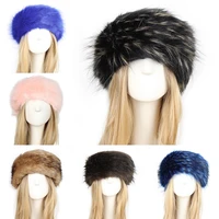 fur hat for women men natural thicken fluffy fur hat russian winter thick warm ears faux fur cap earwarmer bomber hat