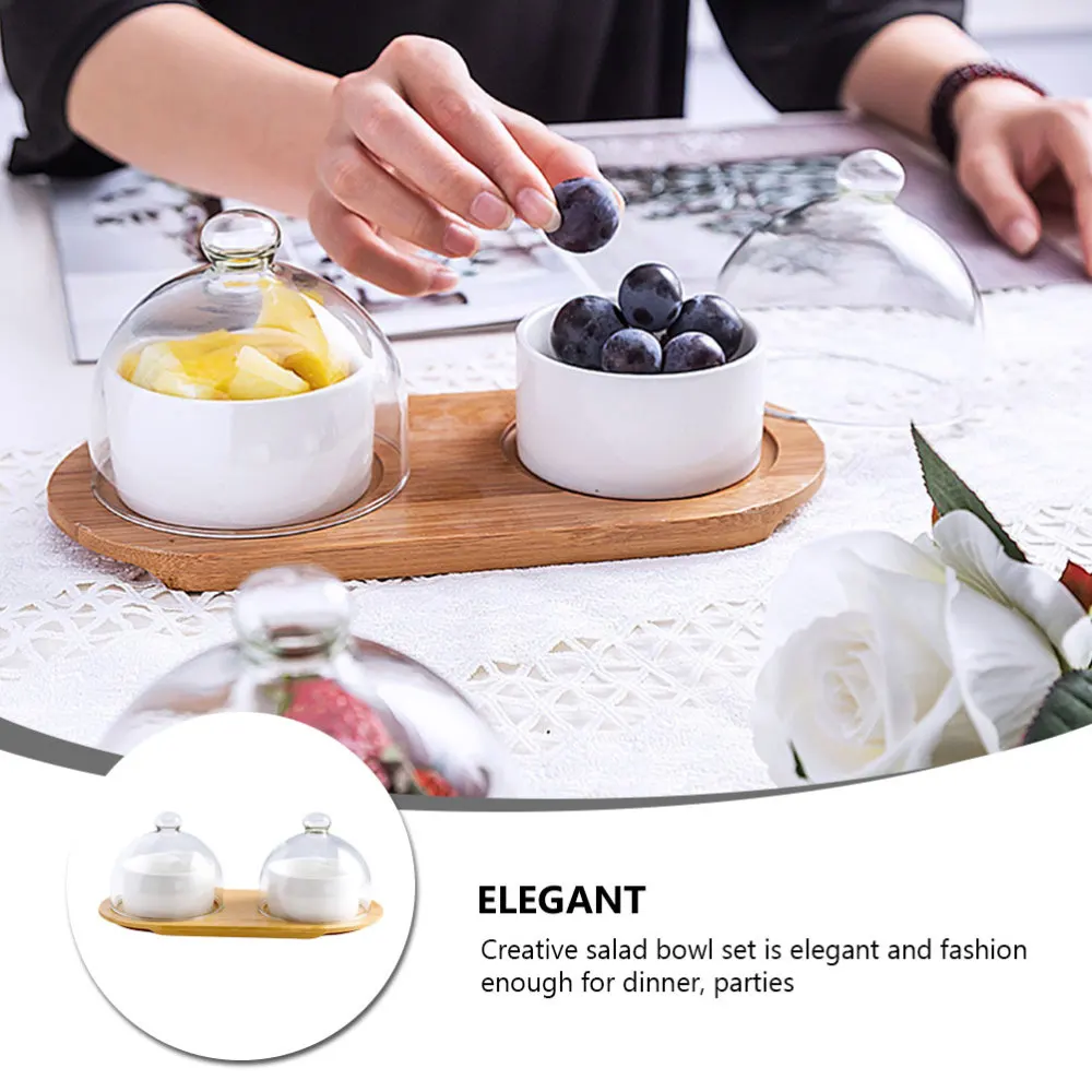 

1 Set Ceramics Bowl Creative Dessert Bowl Fruit Bowl for Home Restaurant