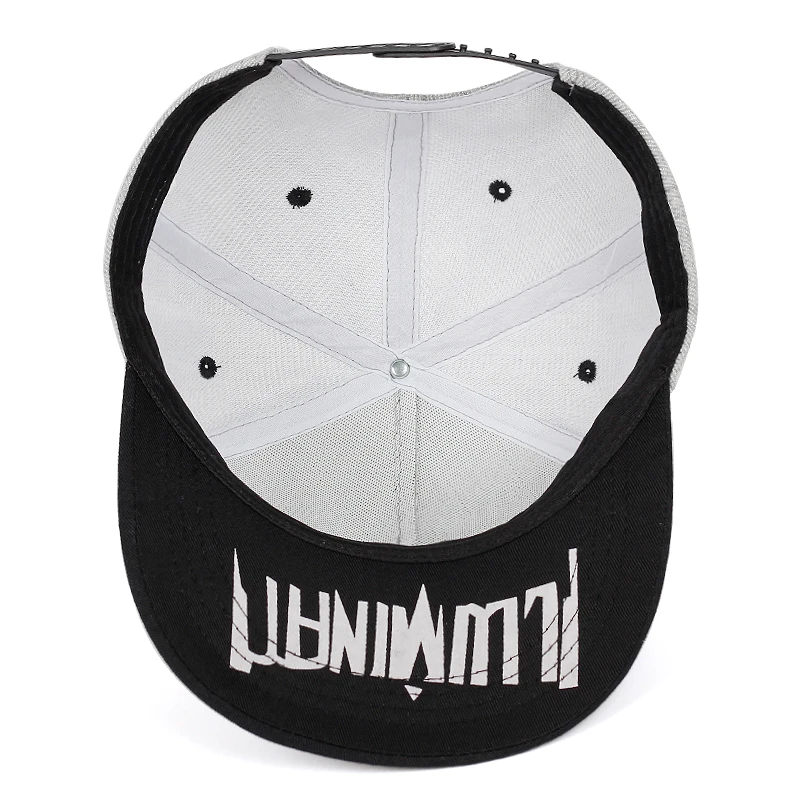Классический 5 панелей Хлопка snapback 3d глаза Бога пластиковая накладка мужские