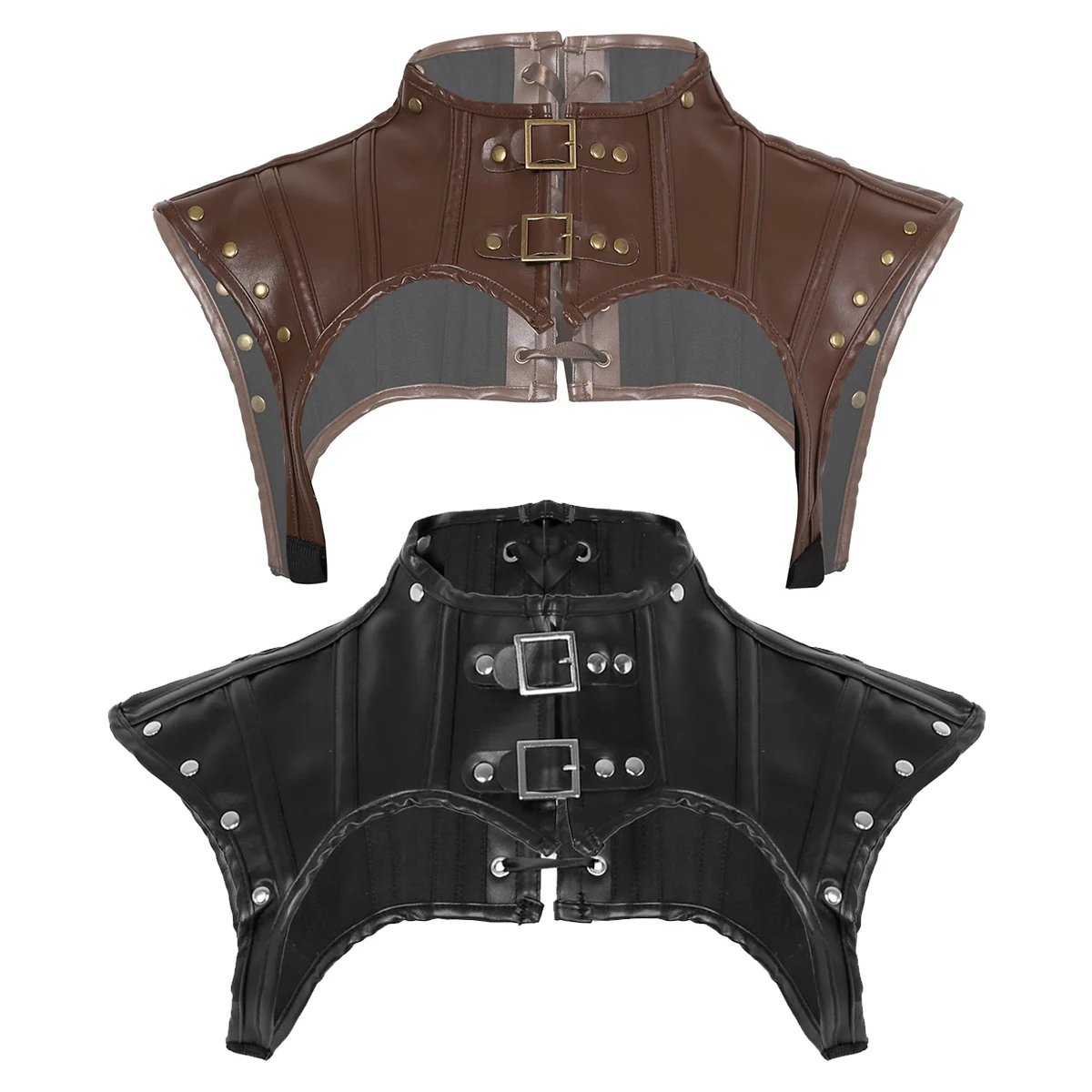 Женский латексный костюм для косплея в стиле стимпанк|Бюстье и корсеты| |