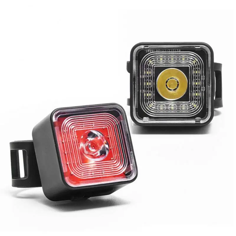

WT06 Bicycle Light Intelligent Brake Taillight USB Charge Waterproof Bike Lights Multifunctional Safe Warning Riding Front Lamps
