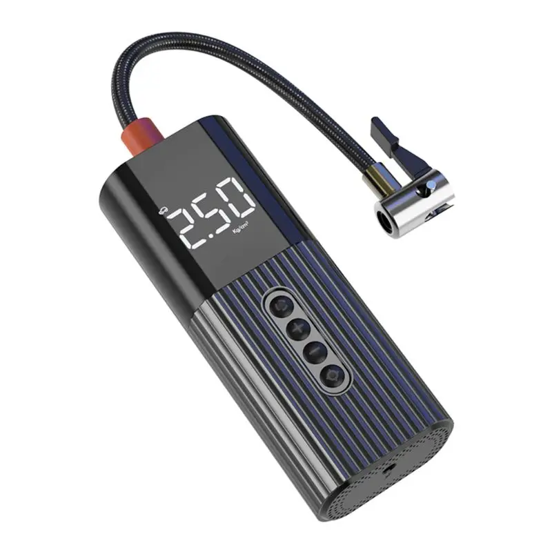 

Надувной мини-насос, портативный воздушный компрессор со светодиодным освещением 12 В, насос для шин для автомобиля, велосипеда, мяч