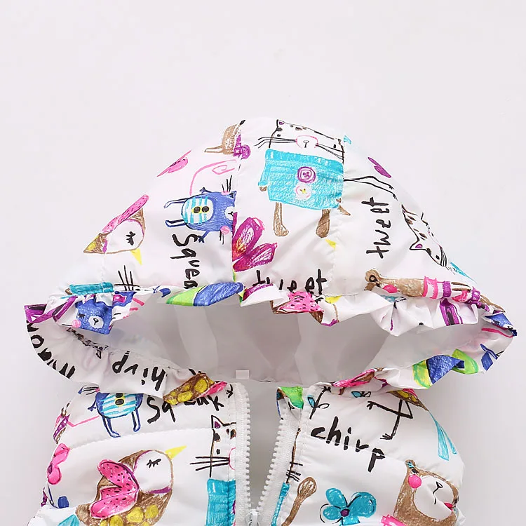 Жилеты для маленьких мальчиков зимняя одежда с мультяшной мышкой и девочек