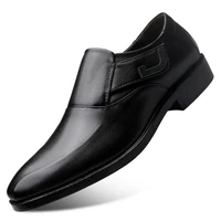 new men formal shoes slip on pointed toe leather oxford shoes for men dress shoes business plus size 38 48 men shoes loafer