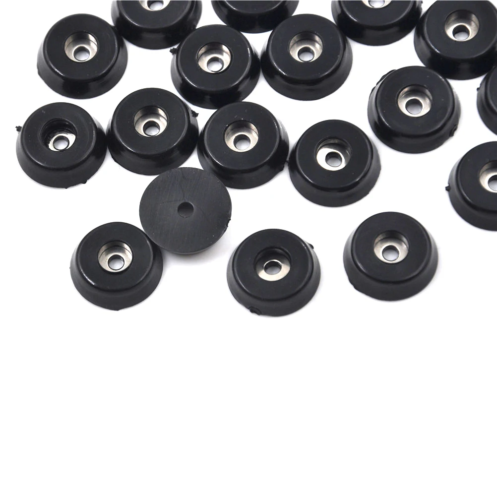 20pcs Rubber Table Chair Leg Pads Floor Protector Furniture Feet Non-slip 18x15x5mm |