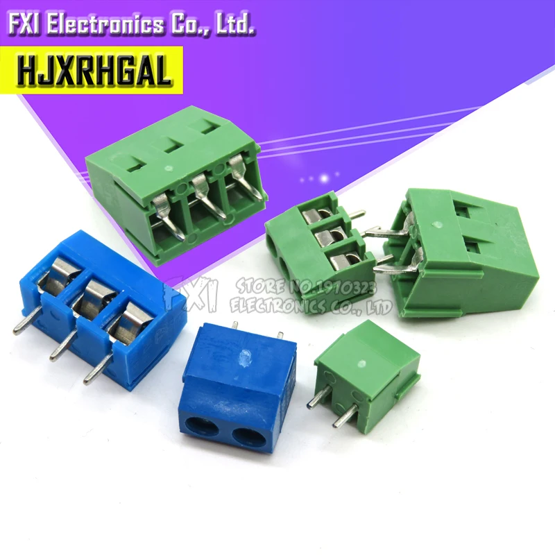 20 шт. KF301 KF128 KF350 2P 3P 5 мм/3,5 мм/2PIN 3PIN клеммный винт клеммный соединитель