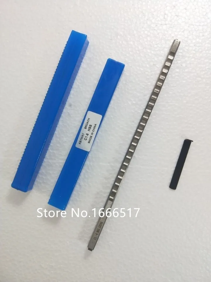 Высокое качество HSS Keyway Broach метрический размер 6 мм режущий инструмент C1 Push-Type |