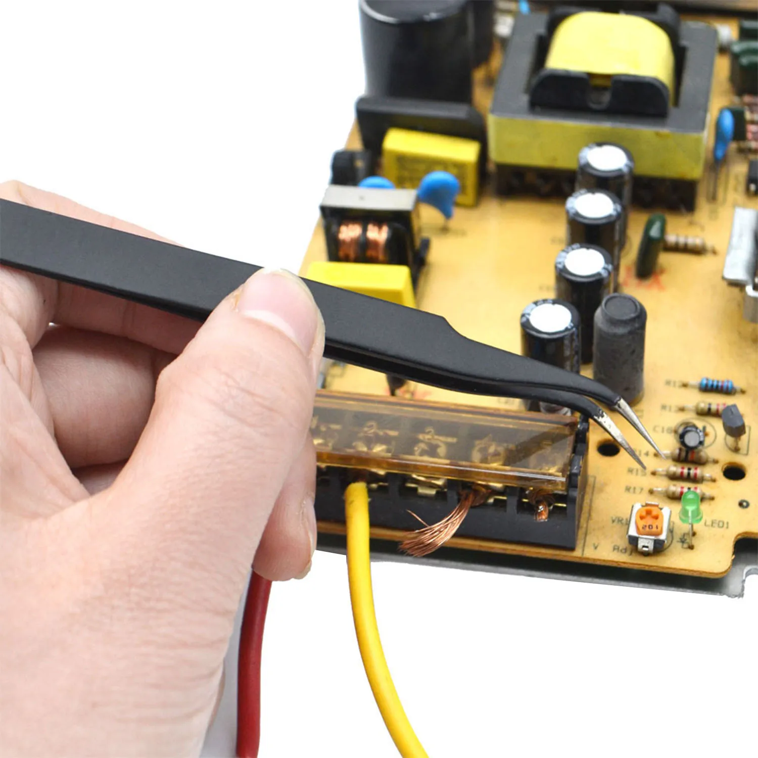 22 шт. Регулируемый Электрический паяльник набор 220 В 60 Вт с мультиметром Desoldeirng