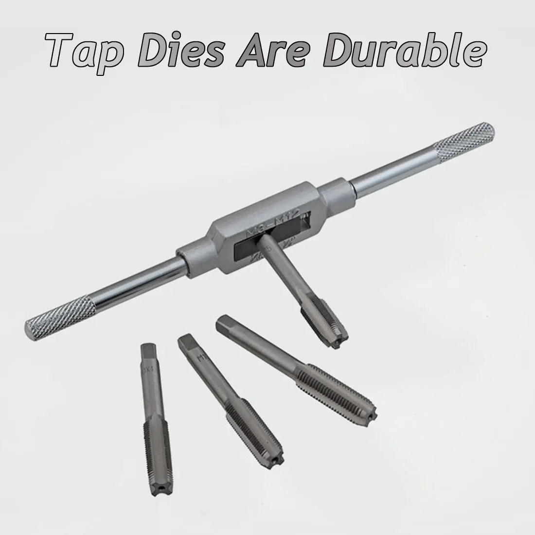 

HSS Tap and Die Sets M3-M12 Screw Thread Metric Plugs Taps & Tap Wrench 40pcs Alloy Steel Metric Tap Die Metal Hand Tools set