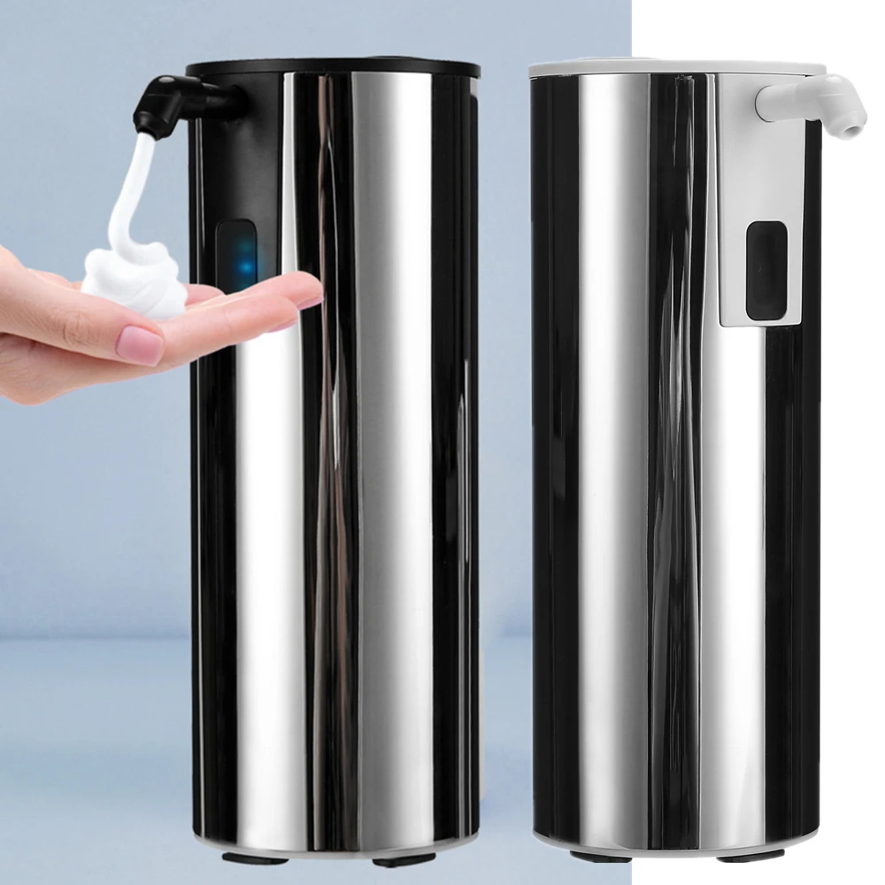 

350ml Stainless Stell Automatic Soap Dispenser Touchless IR Smart Sensor Hand Wash Induction Sanitizer Liquid Dispenser