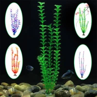 artificial underwater plants fish tank decoration aquarium green purple water grass viewing decorations new 37cm
