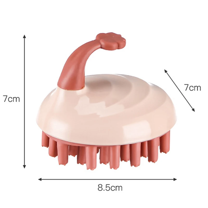 

1Pcs Multifunctional Shampoo Brush Handheld ABS Scalp Shampoo Massage Brush Shower Hair Comb Mini Head Meridian Massage Comb