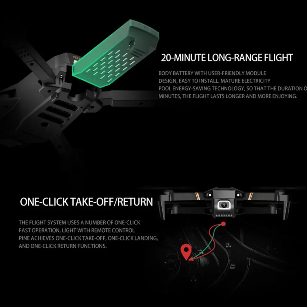 V4 Rc Drone 4k HD Wide Angle Camera WiFi fpv Drone Dual Camera Quadcopter Real-time transmission Helicopter Toys