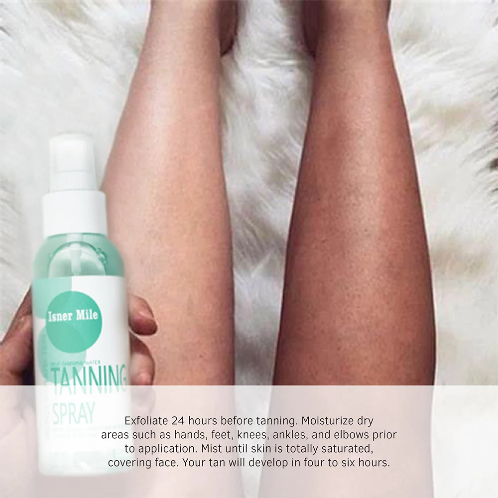 ISNER MILE Self Tanner Tanning Water For The Body Fast Spray deep dark and long lasting | Красота и здоровье