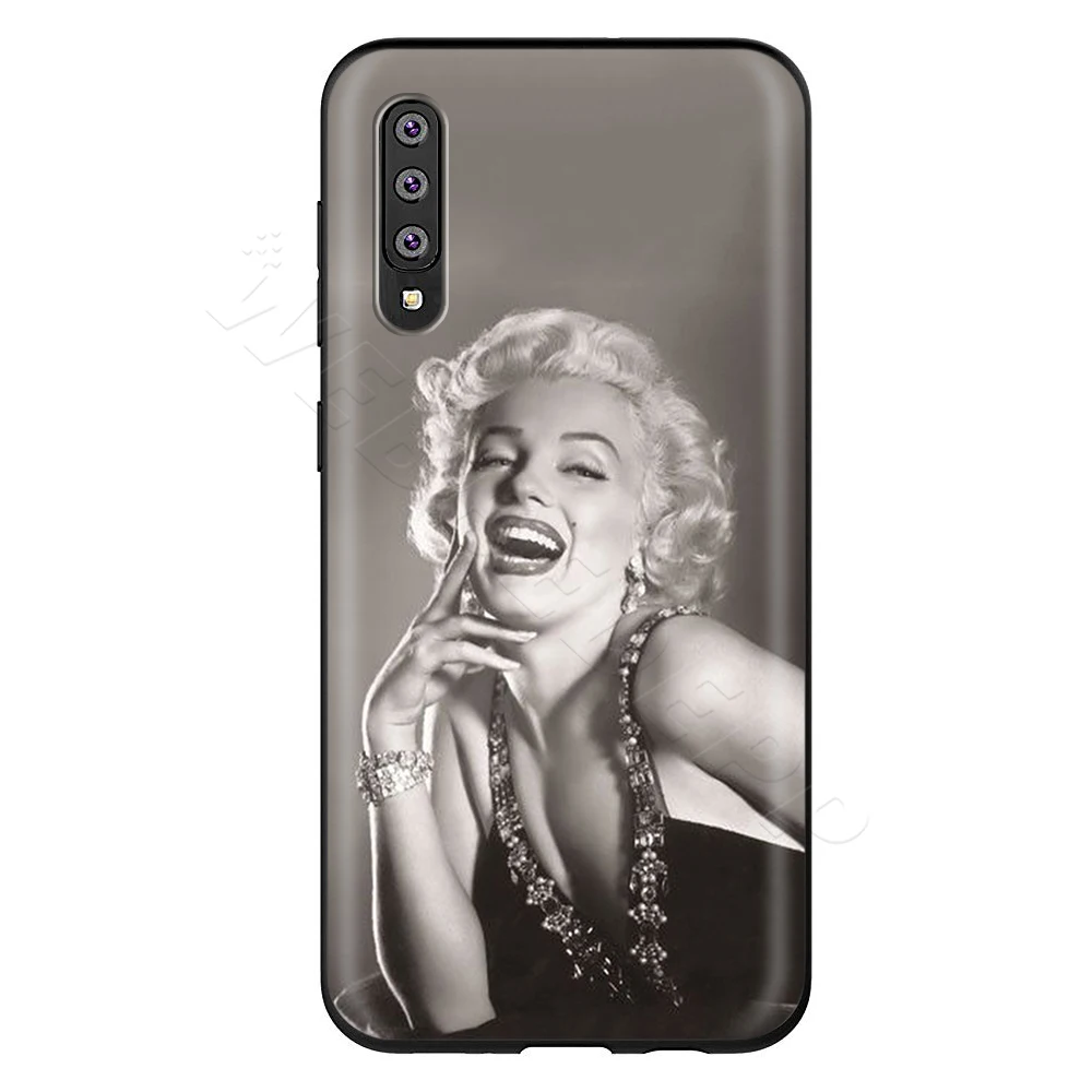 2 Webbedepp Мэрилин Монро Чехол для samsung Galaxy S7 S8 S9 S10 Edge Plus Note 10 8 9 A10 A20 A30 A40 A50 A60 A70 - Цвет: 2