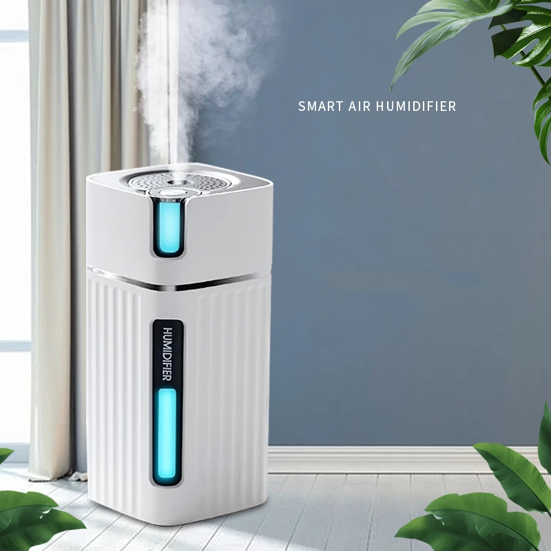 

Smart Air Humidifier Ultrasonic Cool Mist Aroma Diffuser with Color LED Light for Office Car umidificador Mist Maker Fogger