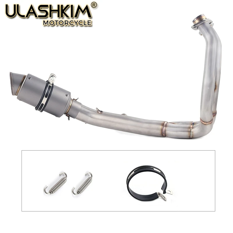 Глушитель выхлопной трубы для мотоцикла среднее звено полная система скольжения