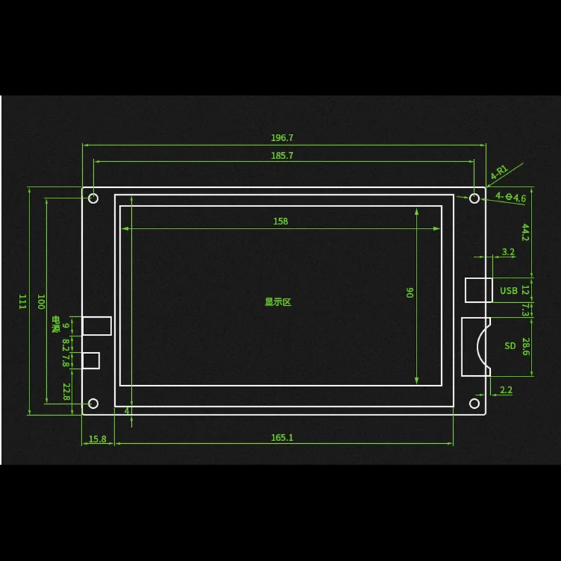 

3D Printer Full Color 7 inch TFT Touch Screen MKS TFT70 32 bit STM32 Processor