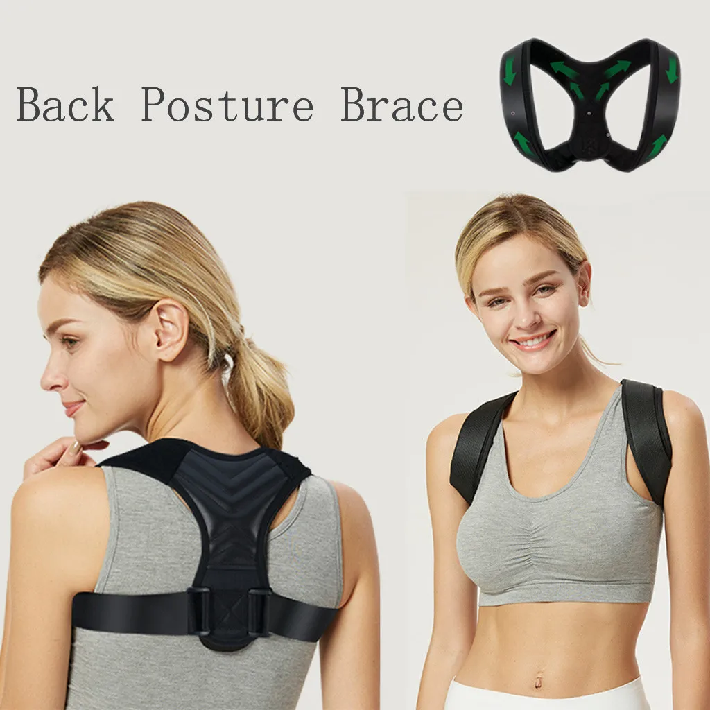 Регулируемый поддерживающий пояс для спины Корректор осанки коррекция до ключиц