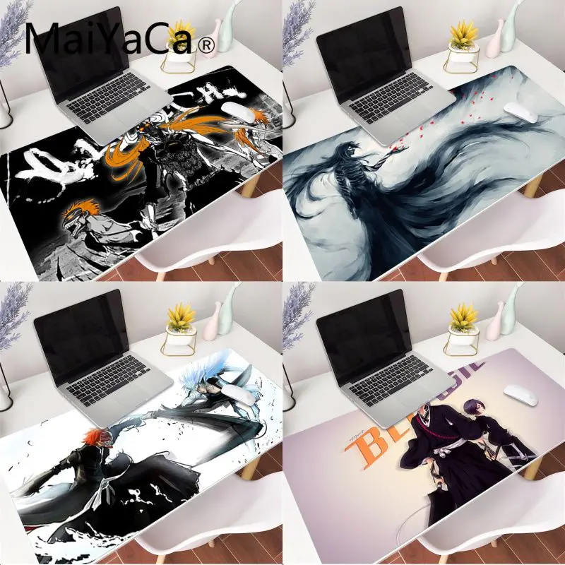

MaiYaCa мой любимый Bleach Аниме резиновый коврик для мыши игровой коврик для мыши геймер большой Deak коврик 800x300 мм для overwatch/cs go