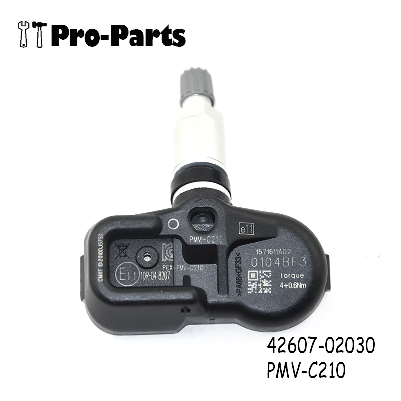 

1 шт. новый датчик TPMS 433 МГц для Toyota Avensis Auris RAV4 Yaris Verso 42607-02030 42607-02031