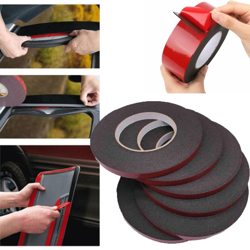 

Суперпрочная двусторонняя клейкая лента из акриловой пены, 1 шт., 10 м, толщина 1 мм