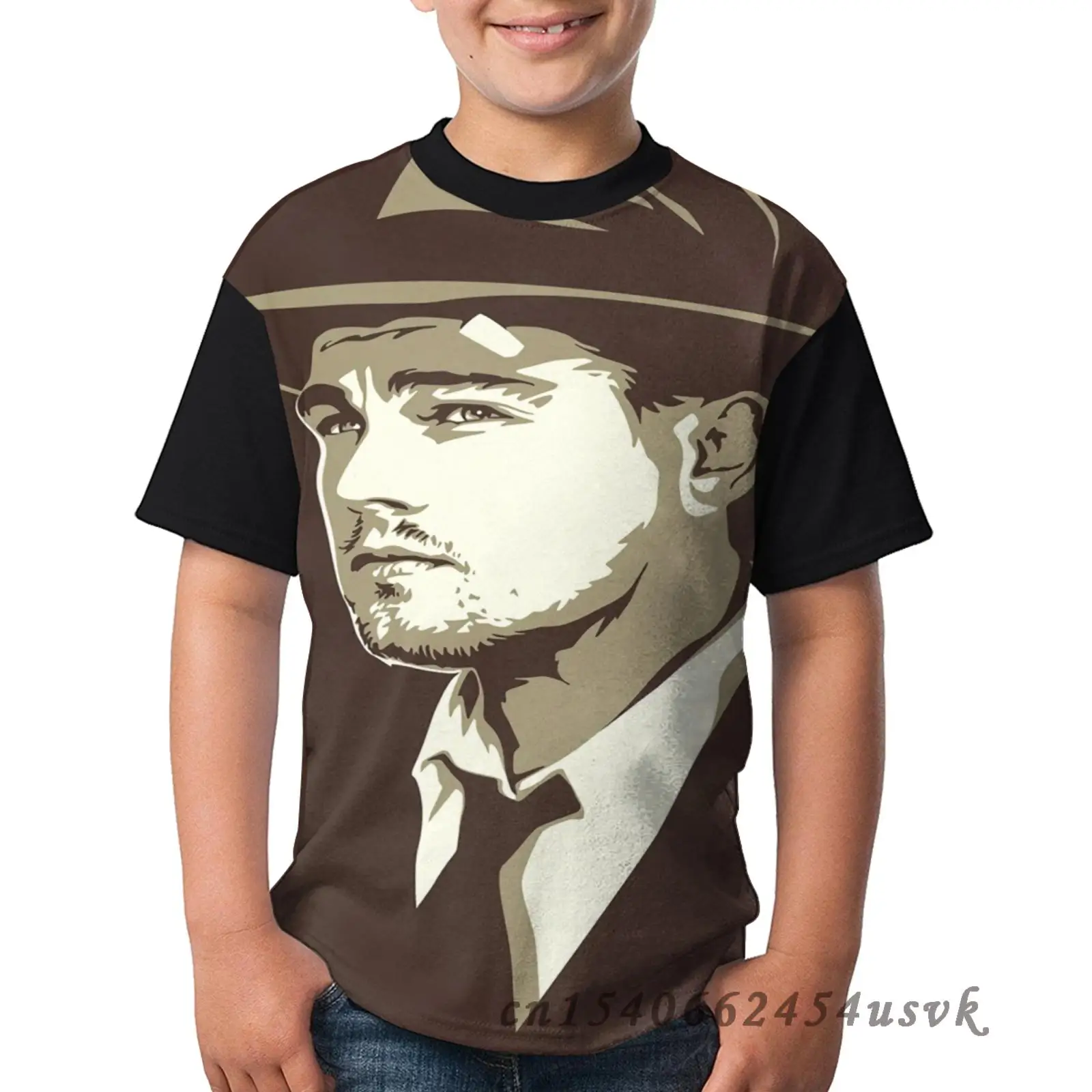 Забавная семейная Одинаковая одежда Леонардо ДиКаприо Мужская футболка женская