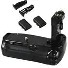 JINTU Батарейная ручка Мощность для цифровой однообъективной зеркальной камеры Canon EOS 70D 80D DSLR Камера + 2 шт. перезарядки LP-E6 батарея Замена Комплект BG-E14