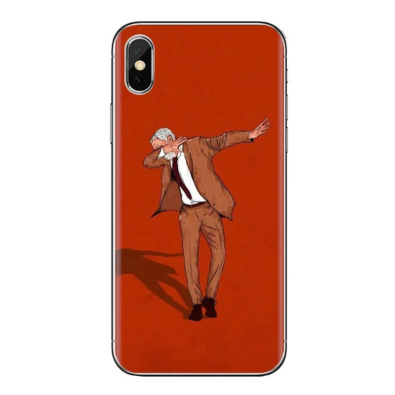 Забавные dab на em мягкий прозрачный просвечивающийся чехол Чехлы для htc U11 один M7 M8