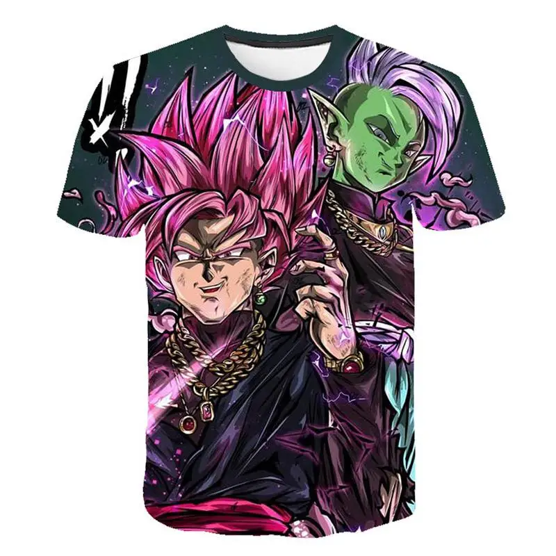 

Anime 3D printing male/female T-shirt male T-shirt summer 3D printing animation casual T-shirt top