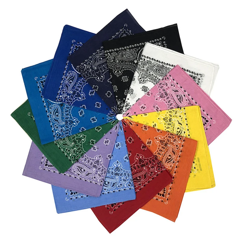 Женский хлопковый квадратный шарф Luna & Dolphin классические банданы унисекс из смеси