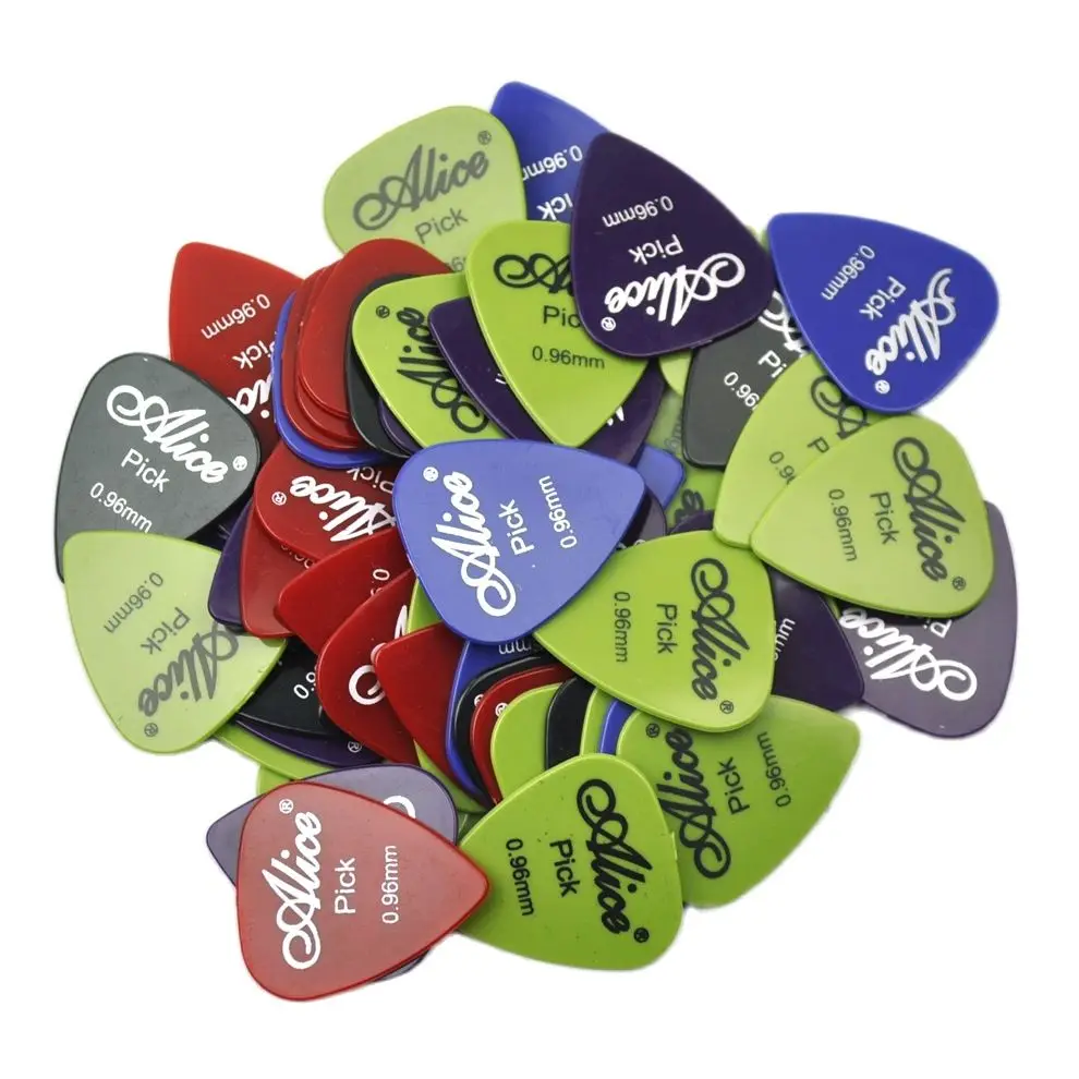 

100pcs Heavy 0.96mm Alice Smooth ABS Guitar Picks Plectrums For Electric Guitar