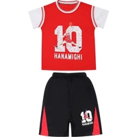 2021 2 pcs basketball clothes set for teens kid clothes boy sport suit baby boy outfit short sleeve t shirt pants 4 14 years