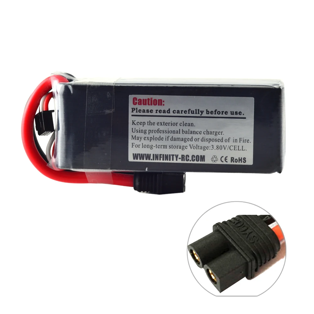 Радиоуправляемый аккумулятор Infinity 11 1 V 3S 1500mAh 85C LiPo батарея SY60 разъем для