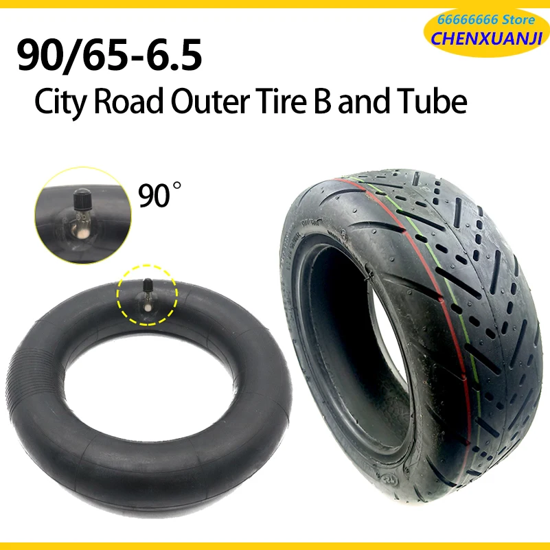 

11 Inch Tyre 90/65-6.5 Tires City Road Outer Tire and Inner Tube for Dualtron Ultra Speedual Plus Zero 11x Electric Scooters