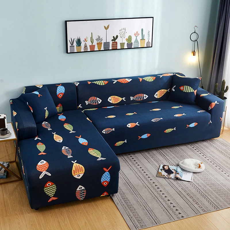 Pretty Girls Print Spandex Sofa Cover Flower Universal Sectional Couch Slipcover Towel for Pets Living Room 1pc | Дом и сад