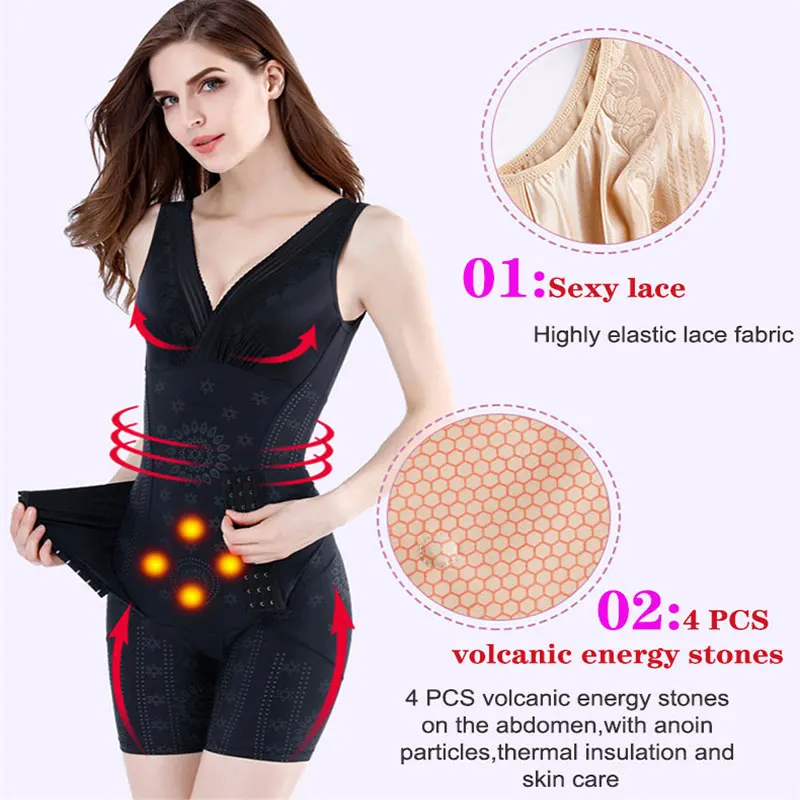 Waist trainer body shaper colombian girdles V neck butt lifter women's binders and shapers Slimming corset for abdomen underwear