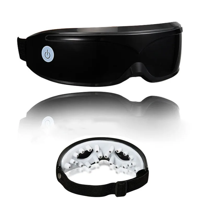 Горячий Электрический глаз маска для массажа мигрень улучшение зрения лоб ухода
