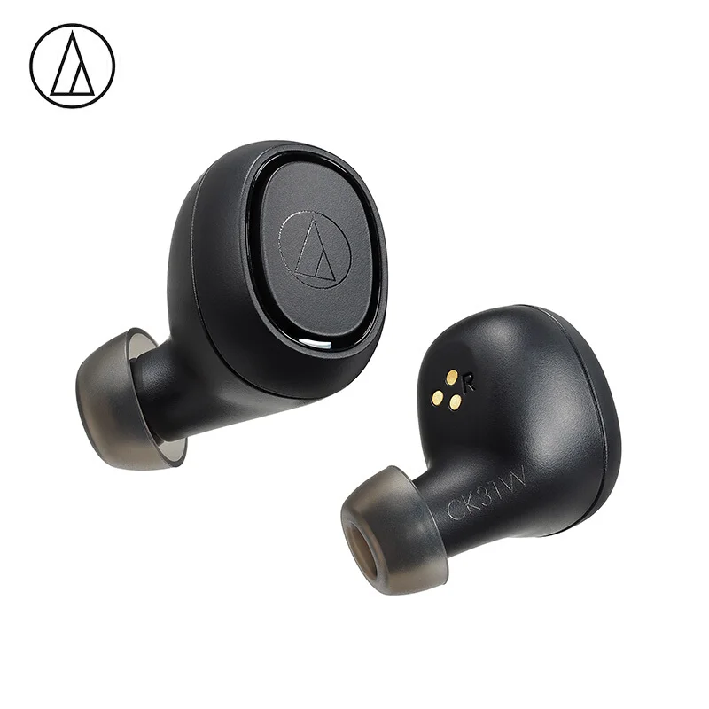 Beste Originele Audio-Technica ATH-CK3TW Draadloze Koptelefoon In-Ear Tws Bluetooth Sport Oortelefoon Met Touch Afstandsbediening