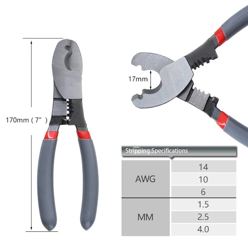 

7/8 Inch Hand Cutting Tools Cable Cutter Electrician Scissors