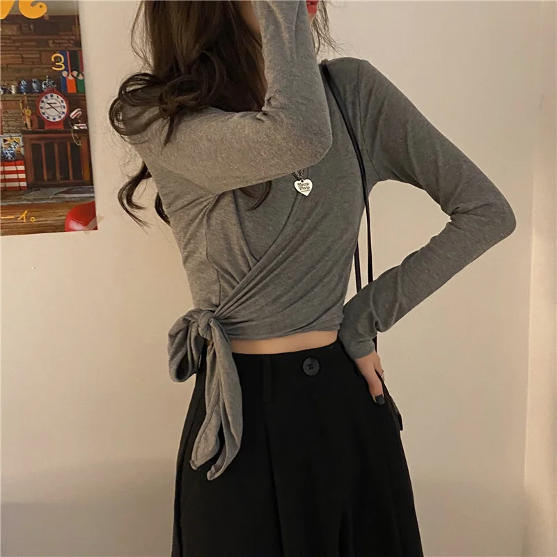 

T-shirt Women's Design Cross Strap Summer New Hot Girl