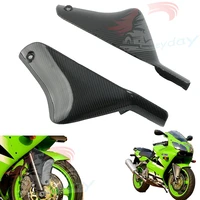 motorcycle accessories carbon fiber front fender for suspension cover fairing cowling for kawasaki zx6r 636 2000 2001 2002