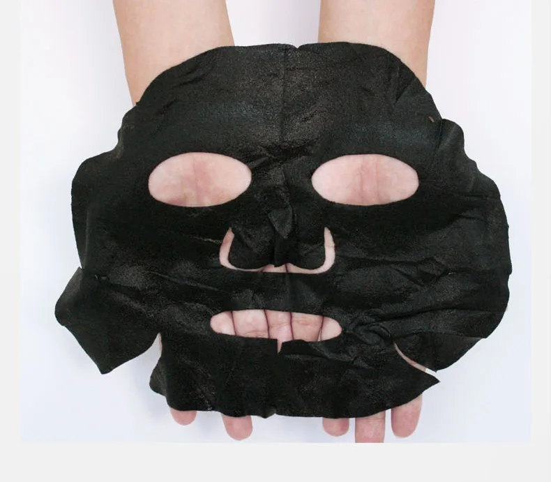 OneSpring 10 шт./компл. черная маска для лица с гиалуроновой кислотой украшением в виде