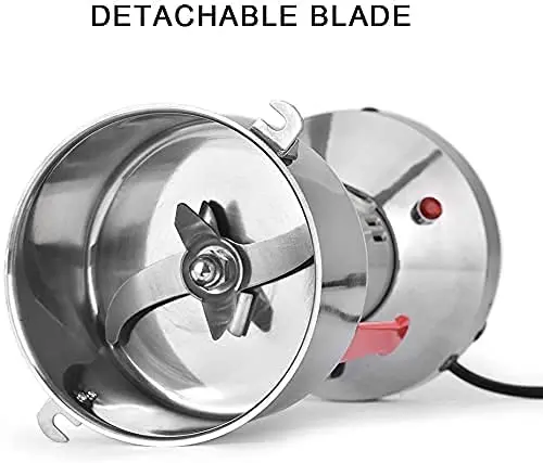 구매 EU 미국 주식 휴대용 28000 RPM 고속 150g 전기 허브 곡물 향신료 분쇄기 커피 밀 밀가루 견과류 씨앗 분말 기계