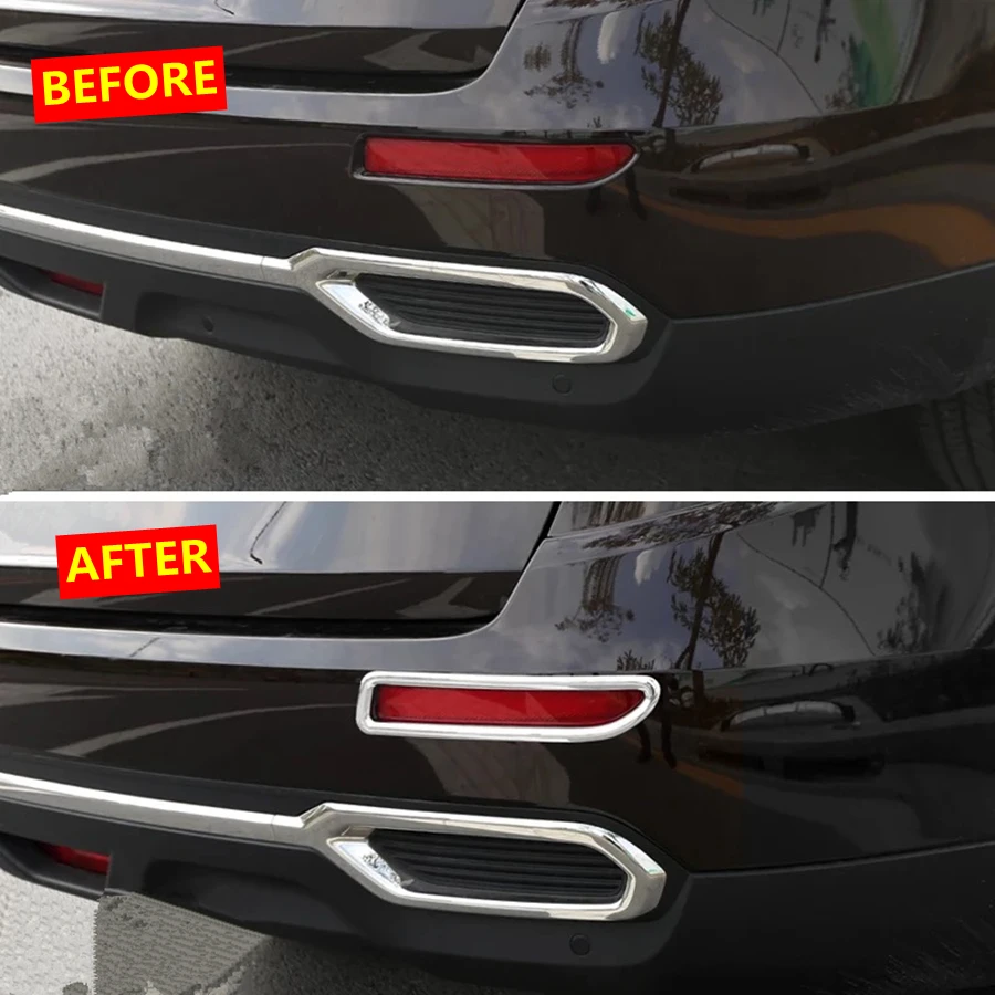 ABS передняя головка + задний бампер противотуманный светильник защита лампы